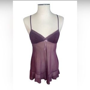Victoria’s Secret Purple Babydoll Nighty